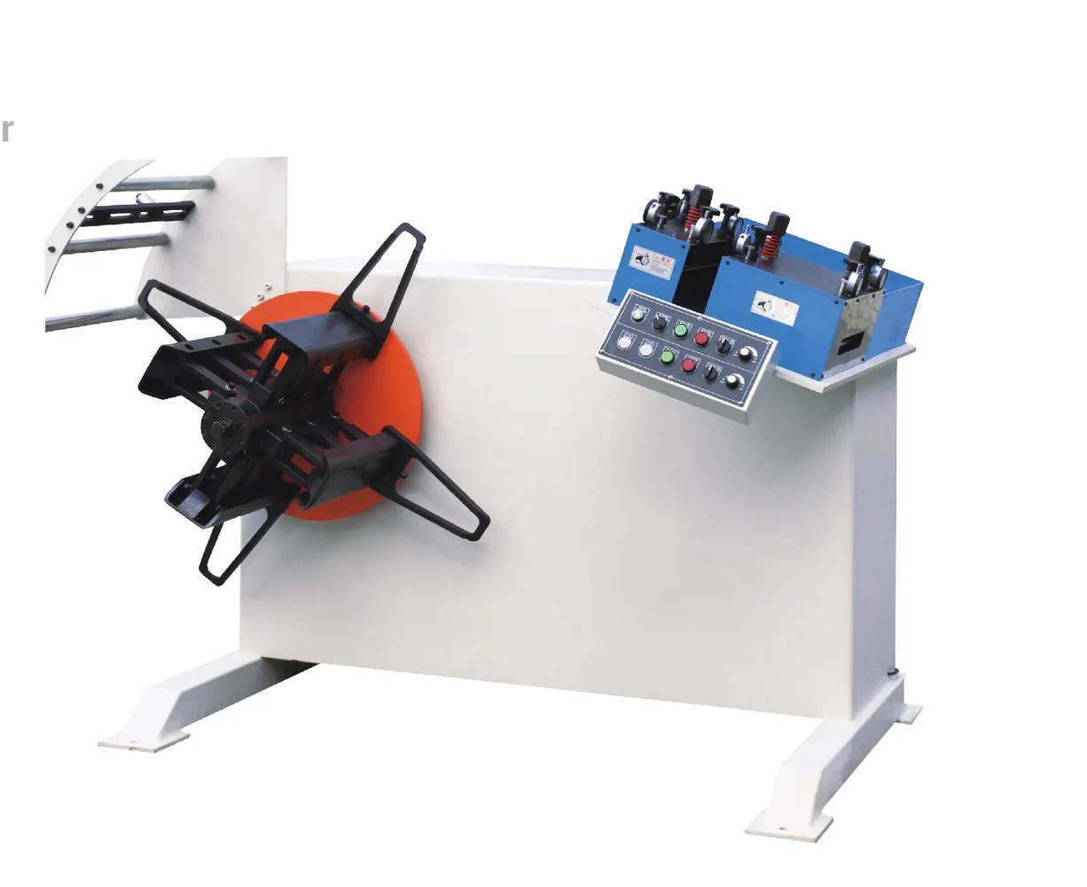TML uncoiler with straightener